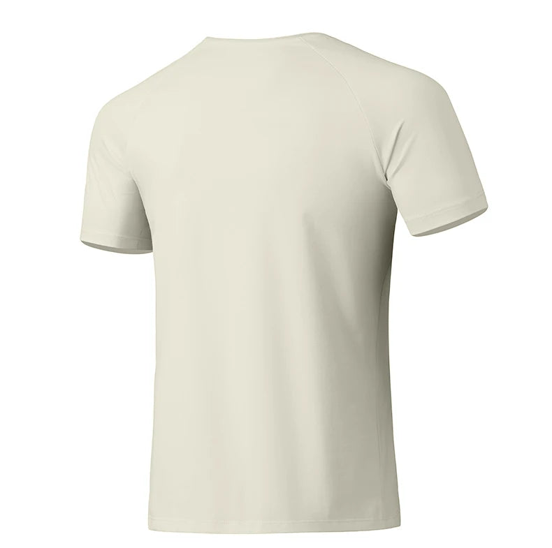EUMERGX Hiking Short Sleeve T-Shirt For Men Outdoor Quick Dry Functional Cool T-Shirt Camping Climbing Trekking Short Sleeve Tee