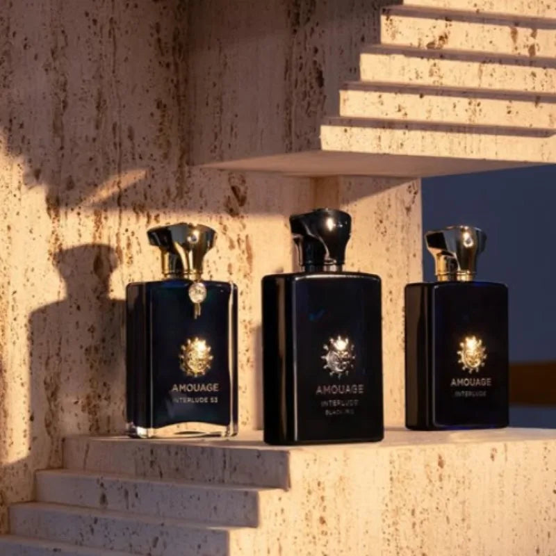 Amouage Parfum De Luxe Interlude Men Perfume 100ml Long Lasting Bold Refined Luxurious Oriental Leather Woody Rich Signature