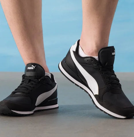 Puma Mid Casual Shoes Comfort Lightweight Daily Sneakers 384857-01