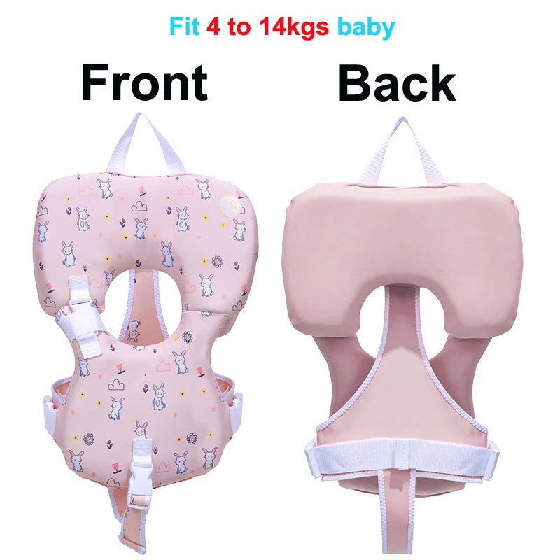 Newborn non inflatable buoyancy swim vest Professional baby neck protection swimming vest Anti rollover baby buoyancy swimsuit