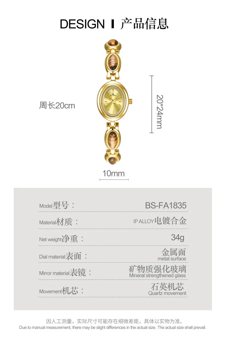 Women Bracelet Watches For Ladies Wrist Watches 2025 Top Brand Luxury relogio feminino Gold Oval Rhinestone dropshipping Fashion