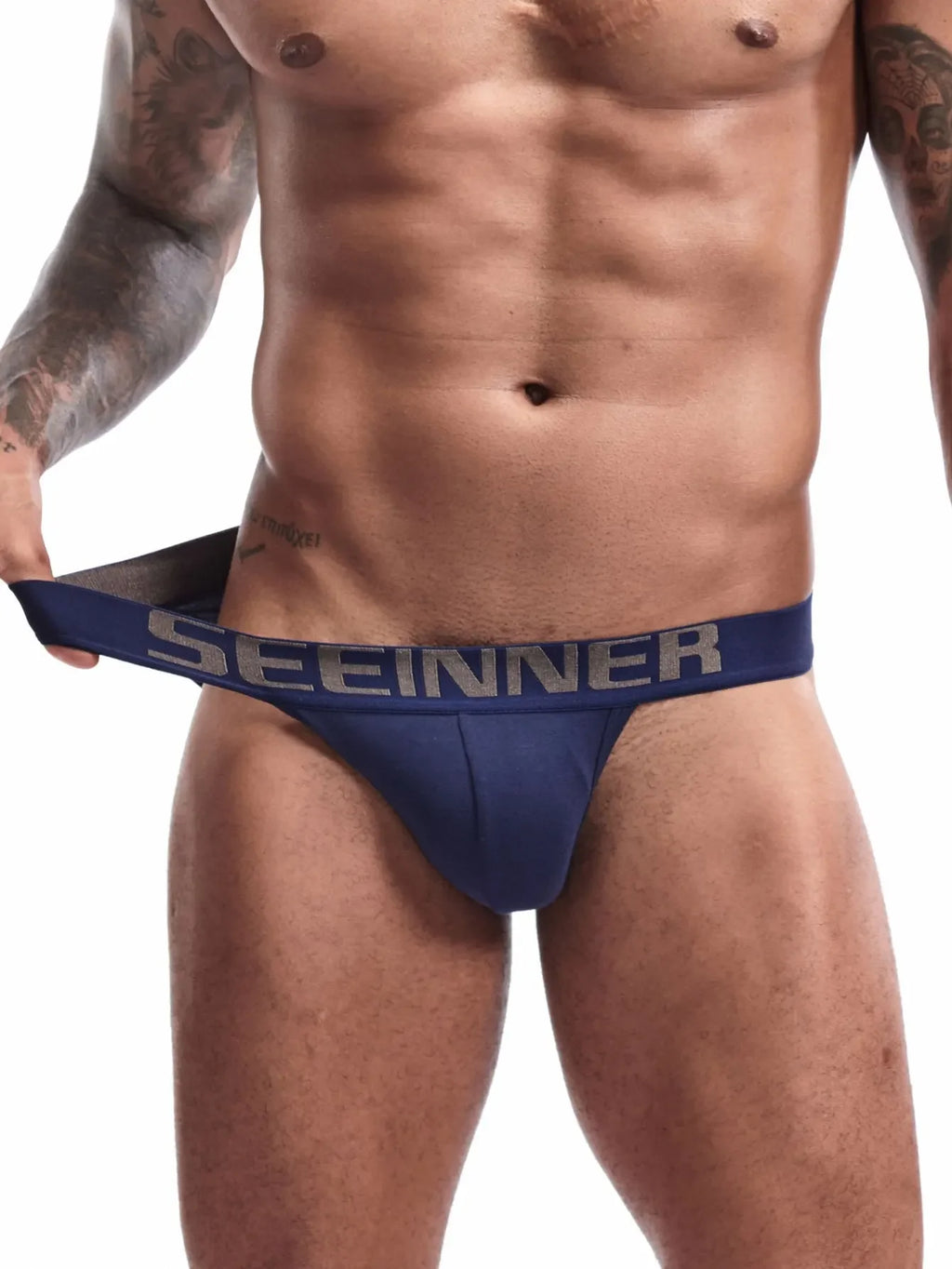 Men's Low Rise Cotton Bikini Underwear Breathable Stretch Support Briefs Wide Waistband Underpants Male Panties Hip Brief
