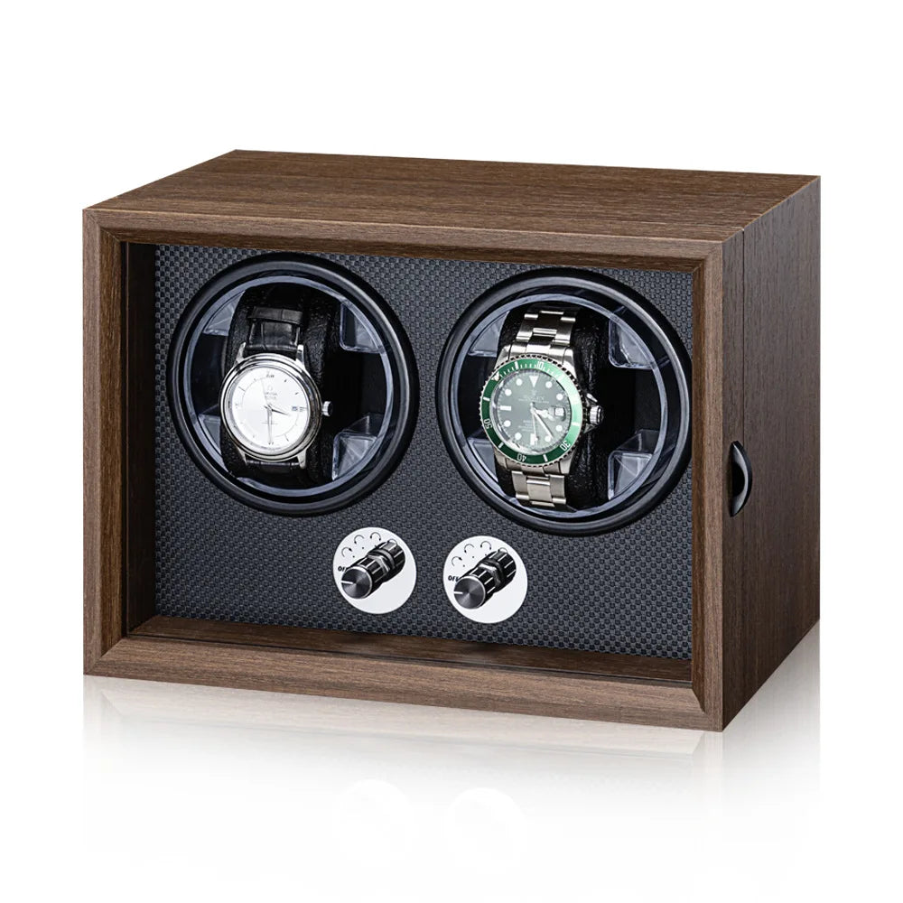 Watch Winders for Automatic Watches witn Light 1slots/2slots/4slots/6slots Watches Rotate Stand 5V-9V,1A-2A USB Cable Connection