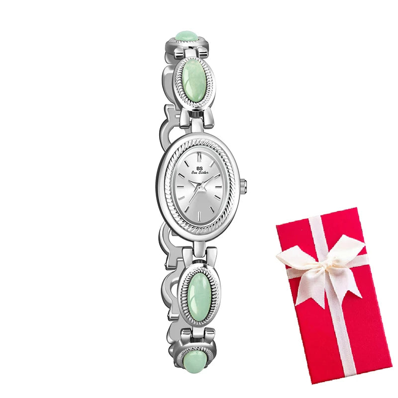 Women Bracelet Watches For Ladies Wrist Watches 2025 Top Brand Luxury relogio feminino Gold Oval Rhinestone dropshipping Fashion