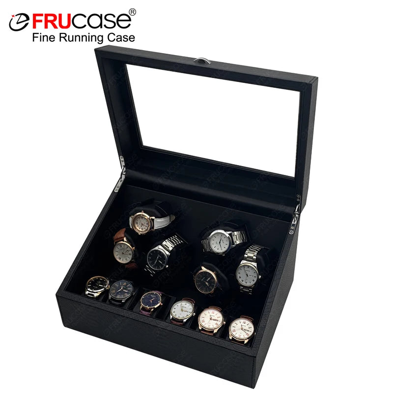 FRUCASE PU Watch Winder for automatic watches automatic winder 6 watches