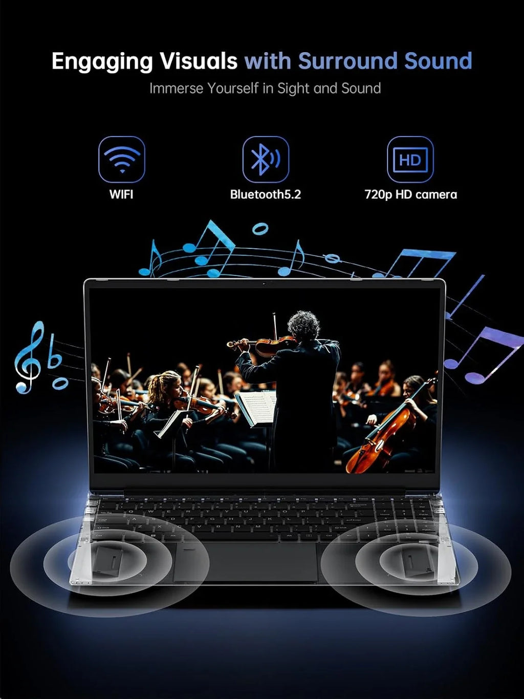 HOT 15.6 Inch Laptop Windows 11 Intel Core i7 8650U 32GB 1024GB 1920x1080 HD Gaming Computer PC Gamer Office Ultra Slim
