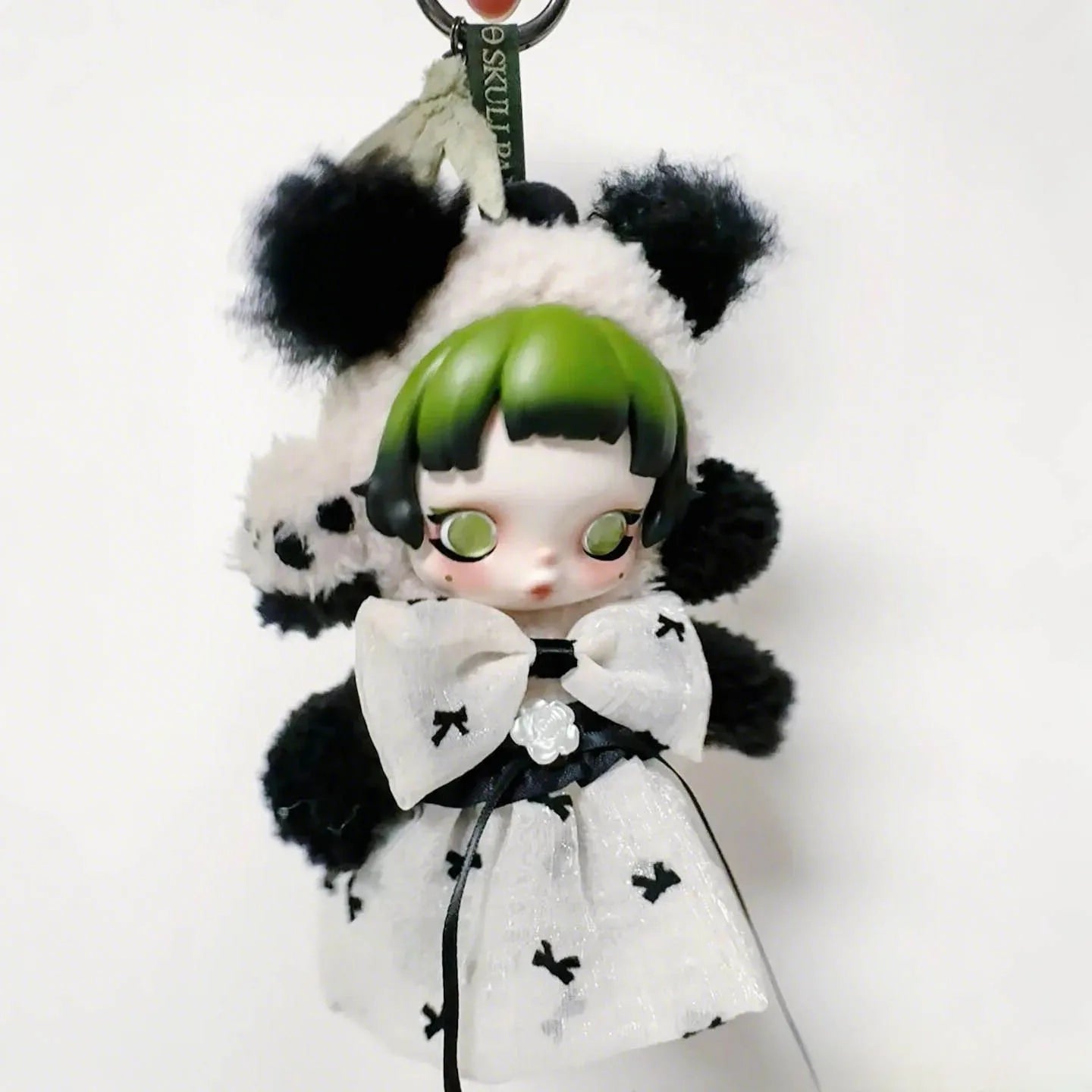 Skullpanda Chinese Style Panda Bear Doll Reusable Clothes Skins Traditional Artistic Design Collectible Plush Toys Hobbies