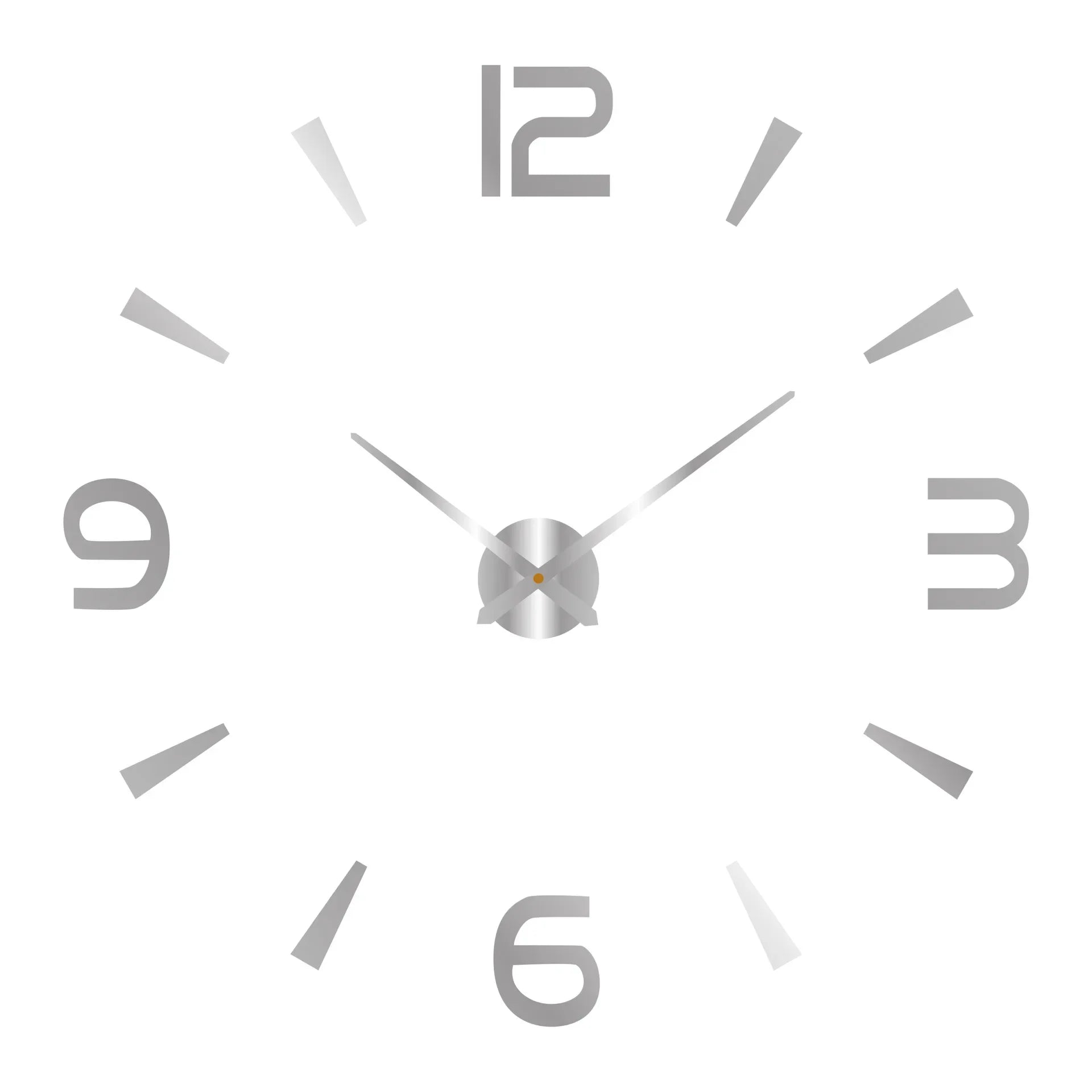 New Modern Design Large Wall Clock 3D DIY Quartz Clocks Fashion Watches Acrylic Mirror Stickers Living Room Home Decor Horloge