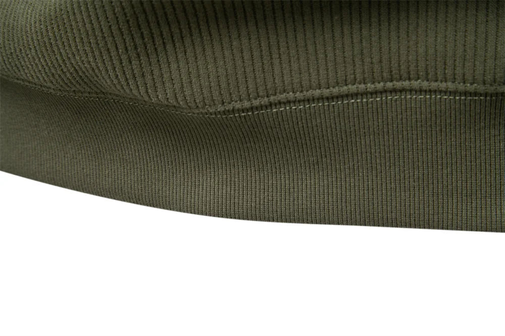 AIOPESIN Brand Men Winter Thermal Sweater Cotton Zipper Slim Fit Thermal Underlayer Top Luxury Soft Shell Pullover Sweatshirt