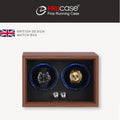 FRUCASE WOODEN Watch Winder for Automatic Watches Watches Box Jewelry Watch Display Collector Storage With LED