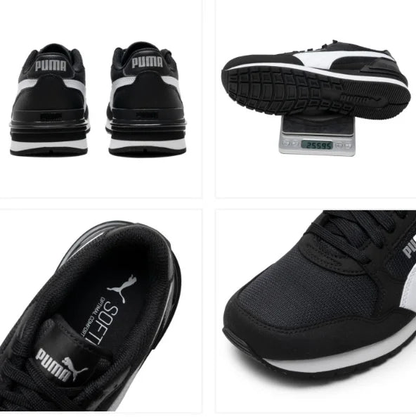 Puma Mid Top Casual Shoes Breathable Lightweight Anti Slip Comfort Walking Sneakers 399666-01