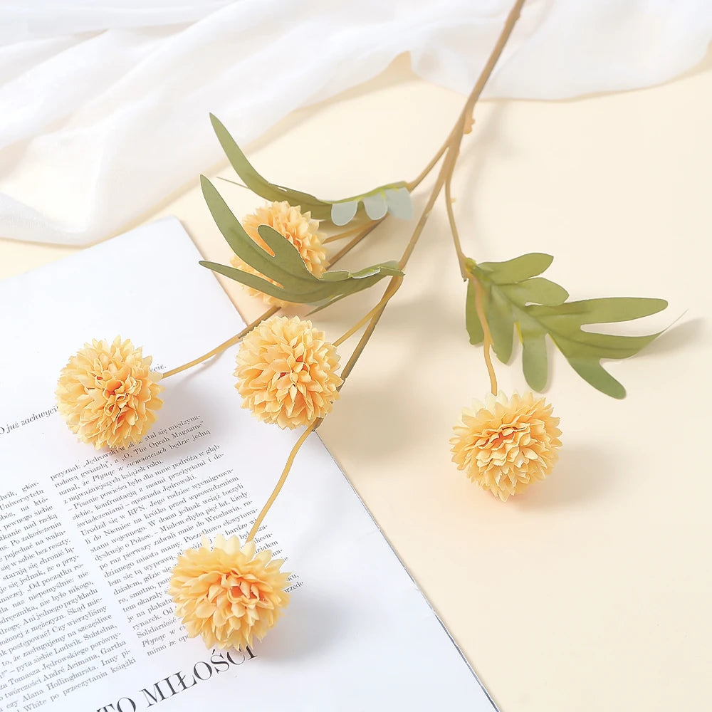 1Pcs Artificial Flowers Bouquet 51CM Hydrangea Fake Flowers for Home Decor Gardern Wedding Decoration Valentine's Day Ornament