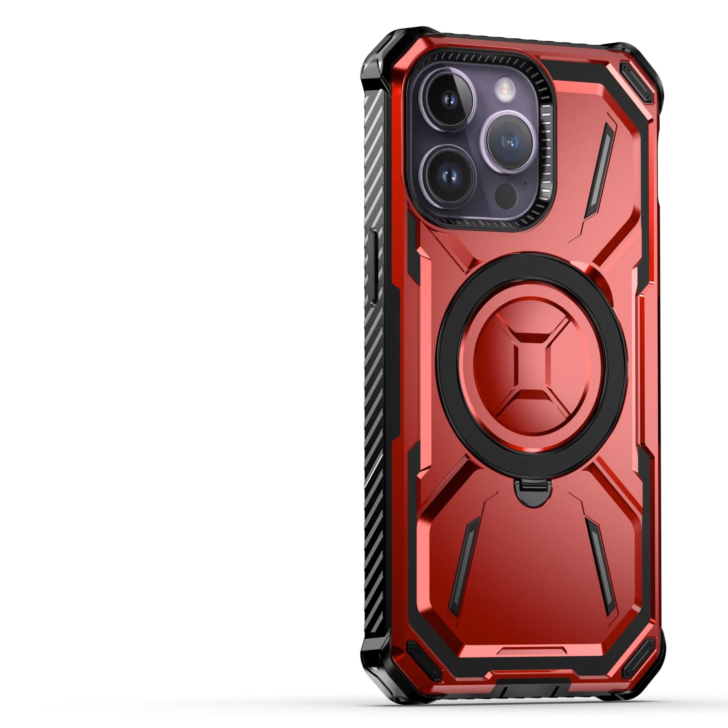Stand Case for iPhone 16e/16/15/14/13/12/11 Pro Max XR SE 2022 7 8 Case [Compatible with Magnetic][Invisible Magnet Kickstand]