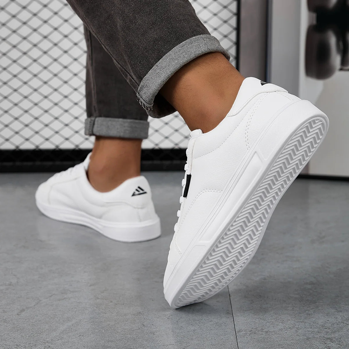 White Leather Sneakers – Comfortable Casual Shoes for Men & Women