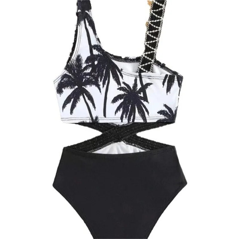Summer Bikini Mother Daughter Father Son Swimsuit Parent-Child Family Swimming Costume Family Matching Beach Sunny Swimwear