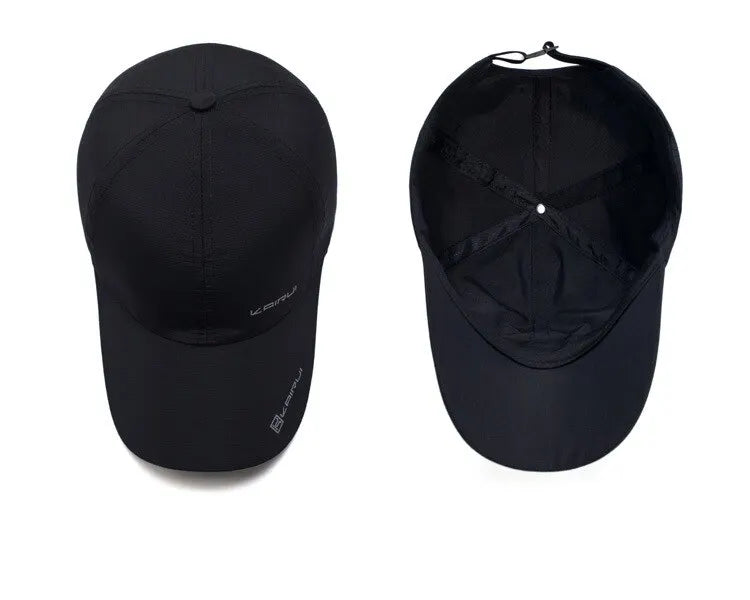 New Men Hat Four Seasons Quick-Dry Baseball Cap Women Outdoor Sports Sun Hat Print Letter Cap