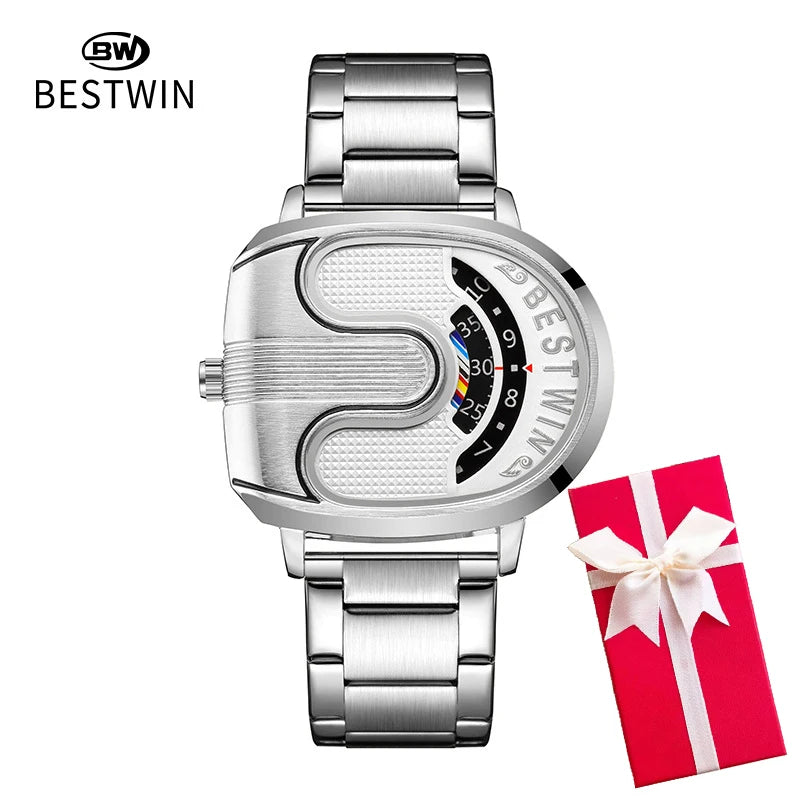 Luxury Original Men Watches Sports Golden Quartz Gold Men's Wrist Watches Steel Waterproof Watches for Mens Relogio Masculino