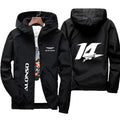 2026 new Aston Martin racing spring and autumn zipper jacket, unisex windproof jacket, casual fashion hooded jacket