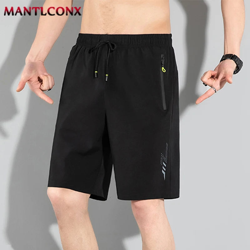 Summer Sport Men's Shorts Quick Dry Gym Fitness Short Pants Men Running Jogging Shorts Men Training Bottom Loose Casual Wear