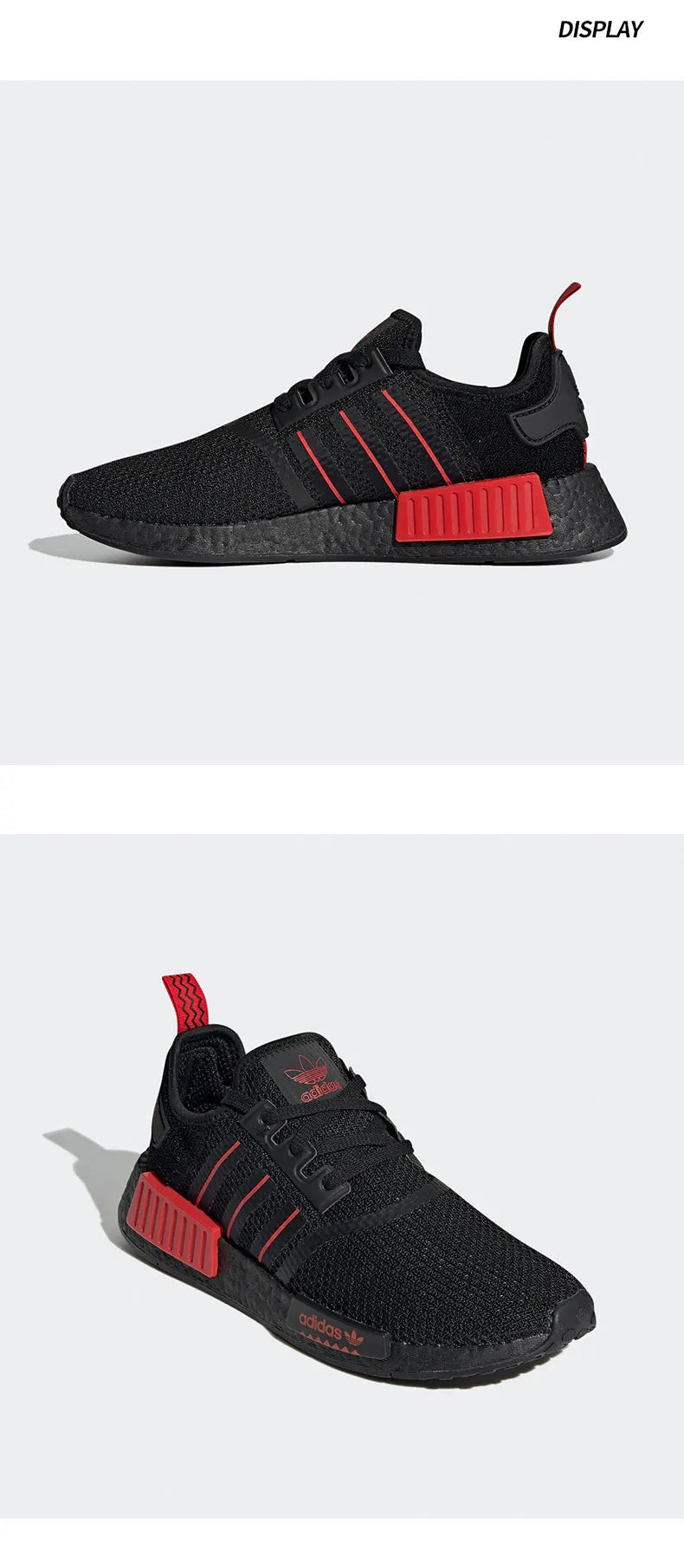 Adidas genuine clover NMD_R1 men's and women's low cut lightweight running shoes GV8422