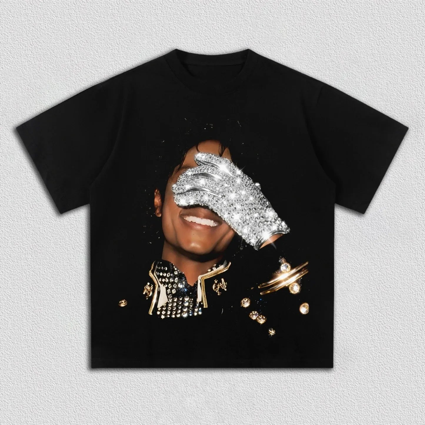 Hot Salute To Michael Jackson MJ Graphic Print T-Shirt Women Men O-neck Cotton Casual Oversized Top Streetwear Summer New Tee