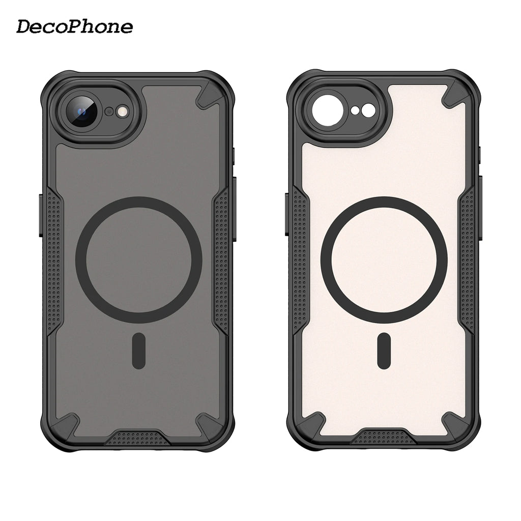 Translucent Matte Armor Case For iPhone 17e Skin-Friendly Matte Full Back Case For iPhone 17e Cover For iPhone 17e/16e Case