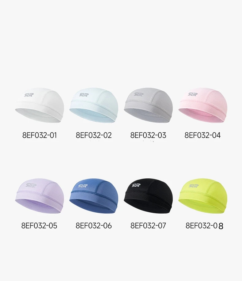 Cool Unisex Cycling Cap Quick Dry Material Sun Absorption UPF 50+ Road Bike Cycling Specialist Cooling Skull Cap Helmet Liner