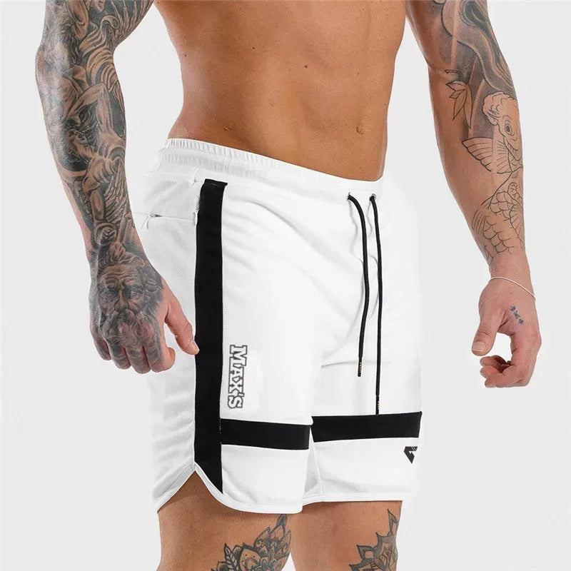 2024 Summer Men's Casual Running Shorts Fitness Sport Shorts Workout Jogging Training Exercise Quick Drying Male Sweatpants