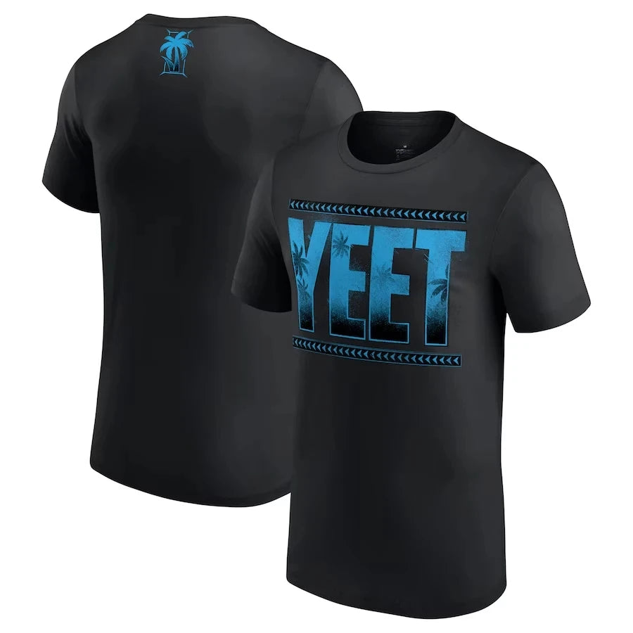 Streetwear Men's Jey Uso Yeet T-Shirt Print Men Women Tee Summer Short Sleeve Top Oversized Gym Clothing Tough Guy Sportwear New