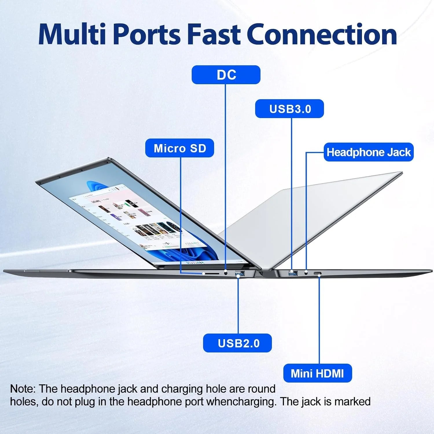 HOT 15.6 Inch Laptop Windows 11 Intel Core i7 8650U 32GB 1024GB 1920x1080 HD Gaming Computer PC Gamer Office Ultra Slim