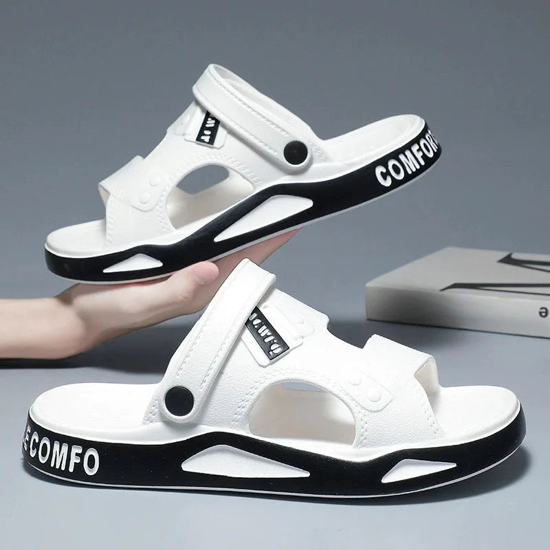 Kidmi Mens Shoes Breathable EVA Beach Sandals Fashion Summer Outdoor Sandals For Youth Dual-purpose Casual Comfortable Slippers