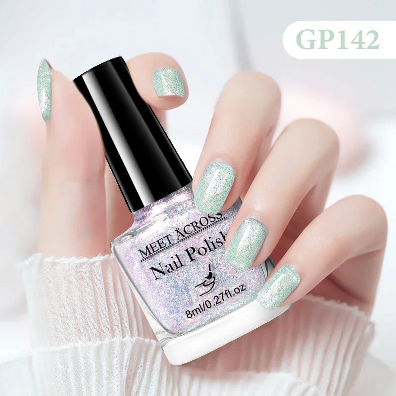 8ml Water-Based Nail Polish 48 Colors Long Lasting Quick Drying No Need of Lamp to Cure Nail Supplies Vernis for Nails Manicure