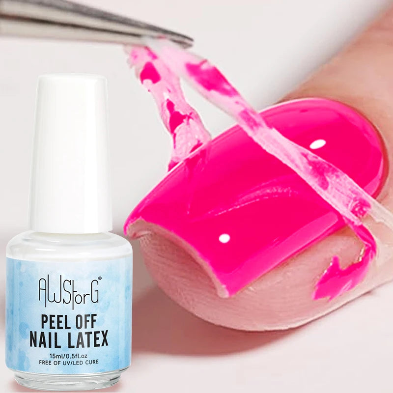 AWStorG 15ML Nail Tips Glue Gel For Falses Nail Tips Fast Extension 3 IN 1 Function Nails Art Transparent Gel Polish Soak Off UV