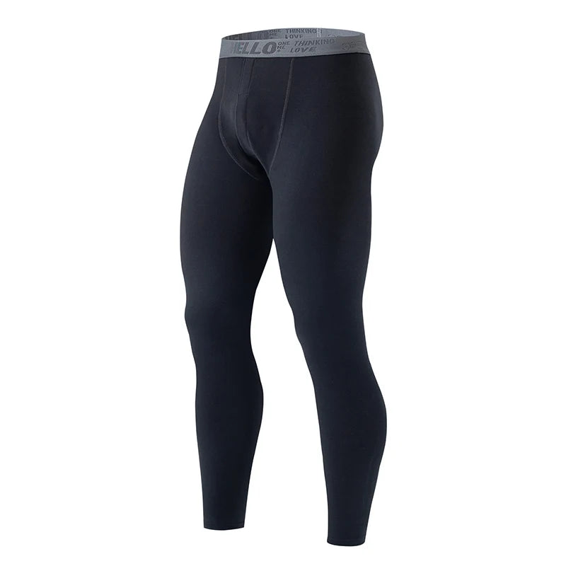 1/2/4-Piece Men's Long-sleeved Trousers In Autumn And Winter Thermal Underwear Casual Joker Sports Fitness Solid Color Suit