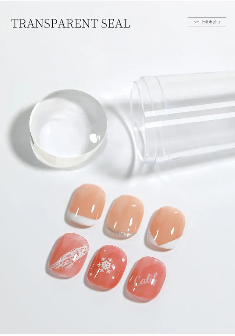 Silicone Stamping Plates Kit French Manicure Design Plate Stamp Polish Stencil Template Seal Stamper Scraper Accessories Tools