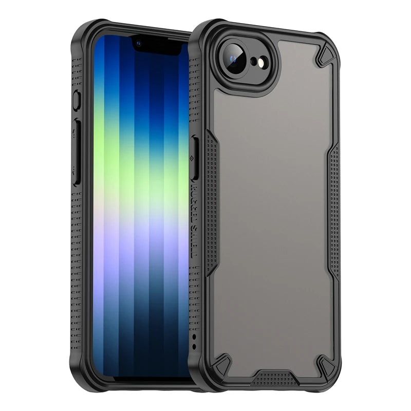 Translucent Matte Armor Case For iPhone 17e Skin-Friendly Matte Full Back Case For iPhone 17e Cover For iPhone 17e/16e Case