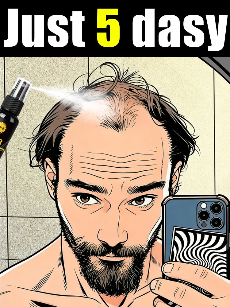 7 days with The dormant hair follicles awaken, and the head becomes more luxuriant Say goodbye to old hair roots.