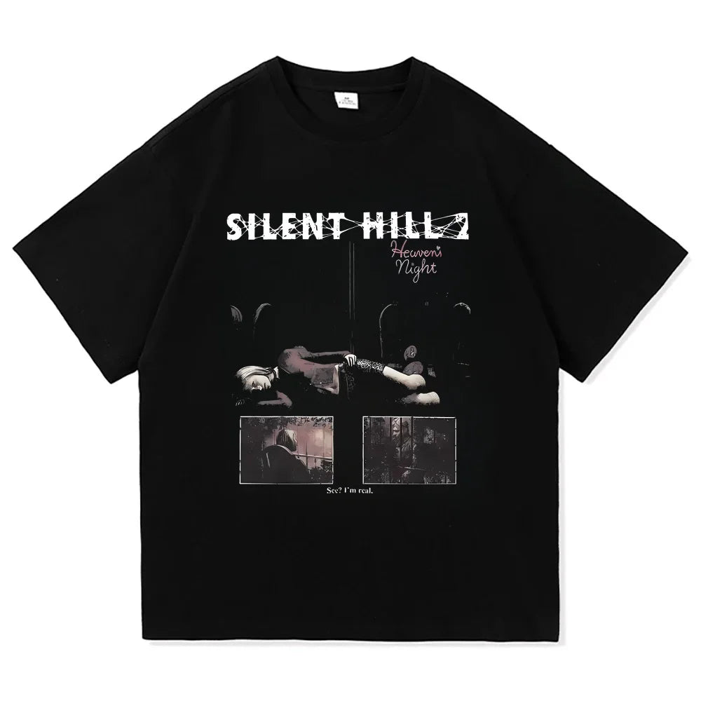 Men's Pyramid Head Silent Hill Round Neck Tees New Arrival T-Shirt T Shirts Cotton Tops Funny Short Sleeve