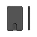 HOMEFISH Phone Holder Sticker Credit Card Holder Adhesive Soft Silicone Mobile Phone Wallet Compatible for Iphone Android