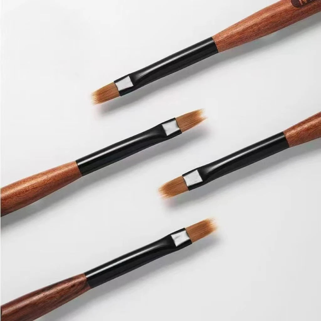 Gradient Nail Art Brush Acrylic Nail Ombre Pen DIY UV Gel Brushes Painting Drawing Flowers Nails Brush Manicure Tools for Salon