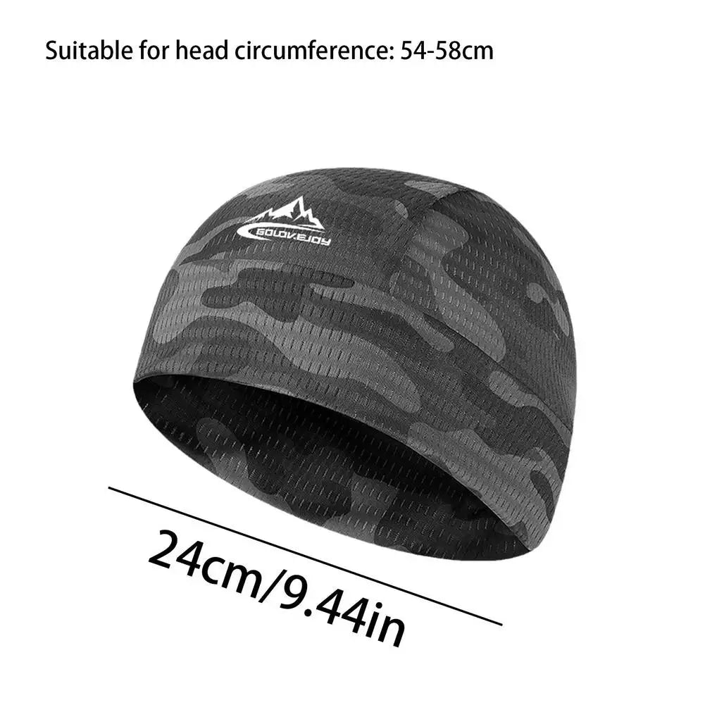 Cooling Skull Cap Helmet Lining Breathable Sweat Wicking Cycling Sports Running Hat Comfortable Outdoor Hiking Cap Quick Dry Cap