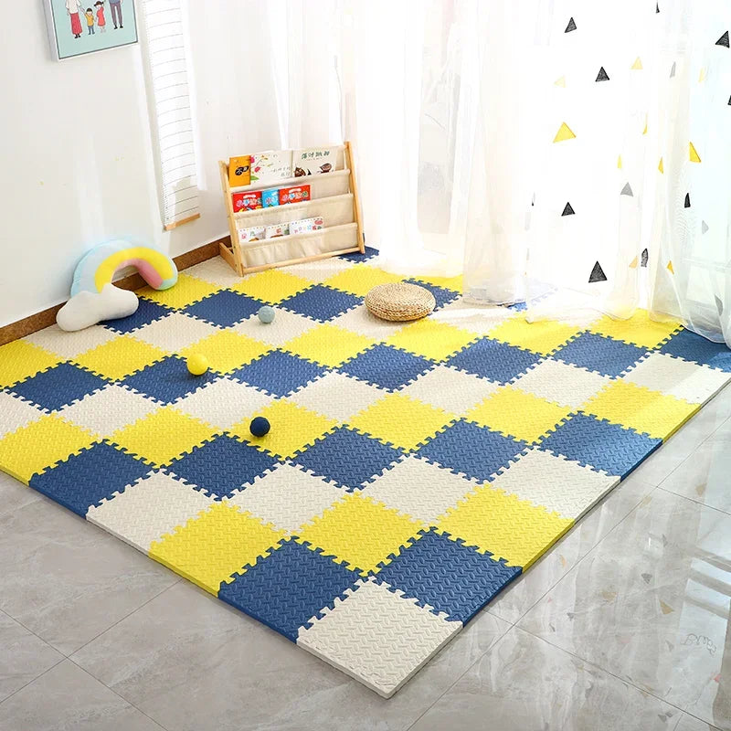 Baby Foam Play Mat 12pcs – Interlocking Puzzle Floor Tiles 30x30cm Soft Kids Carpet