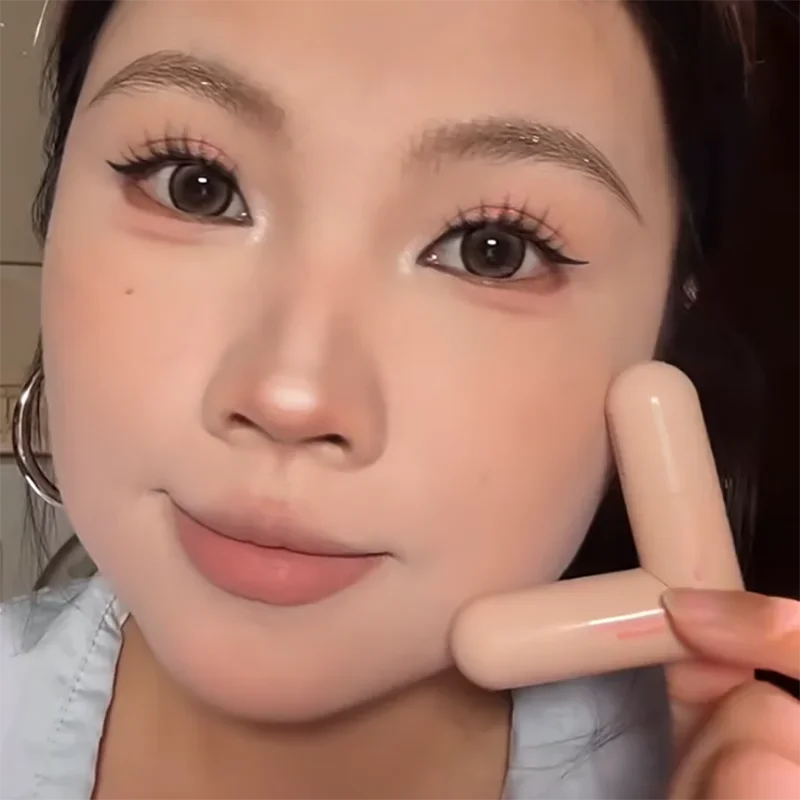 Dual-Head Rotatable Eyeliner Stamp Integrated Waterproof Long Wear Wing Stencil DIY Liquid Eye Liner Pen Fast Drying Makeup