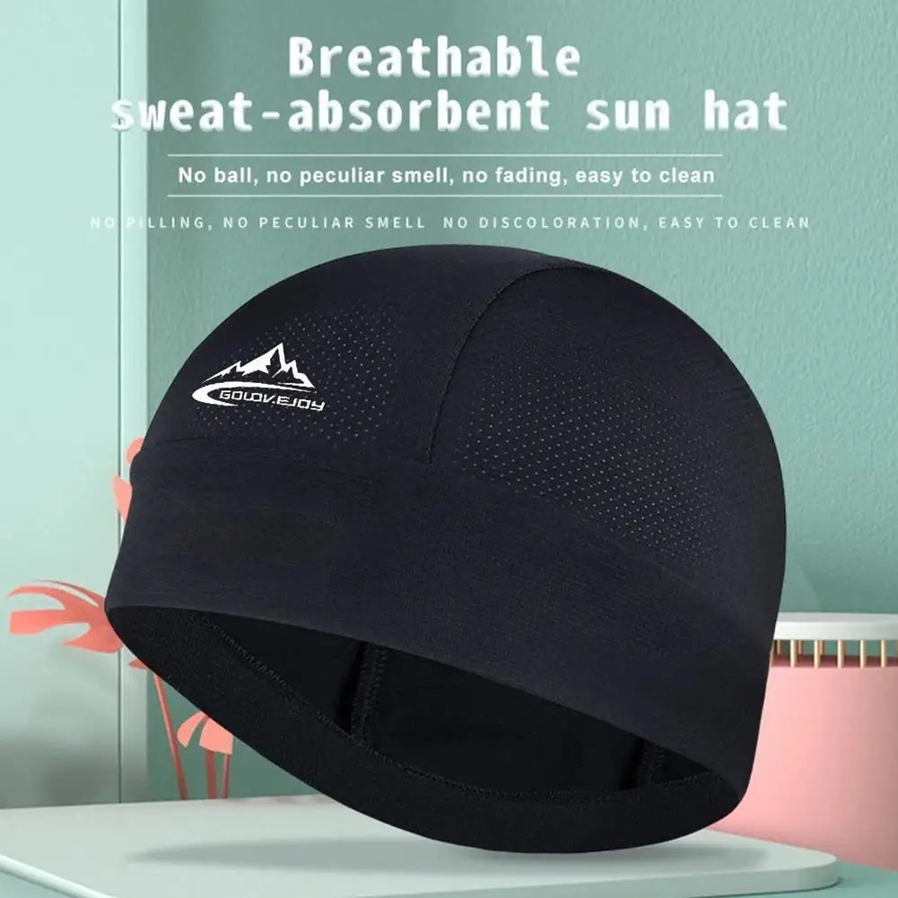 Cooling Skull Cap Helmet Lining Breathable Sweat Wicking Cycling Sports Running Hat Comfortable Outdoor Hiking Cap Quick Dry Cap