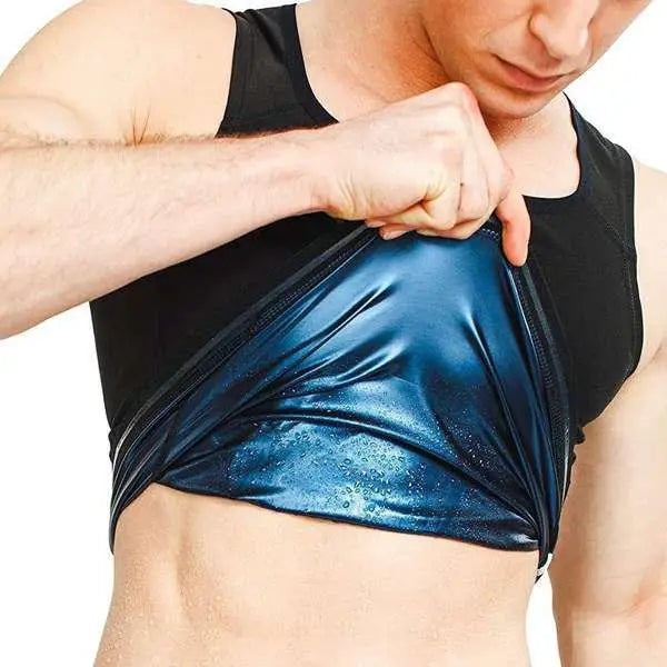Men Gym Sportswear Sweating Clothing Weight Loss Fat Burner Fitness Sauna Sweat Suits Body Shaper