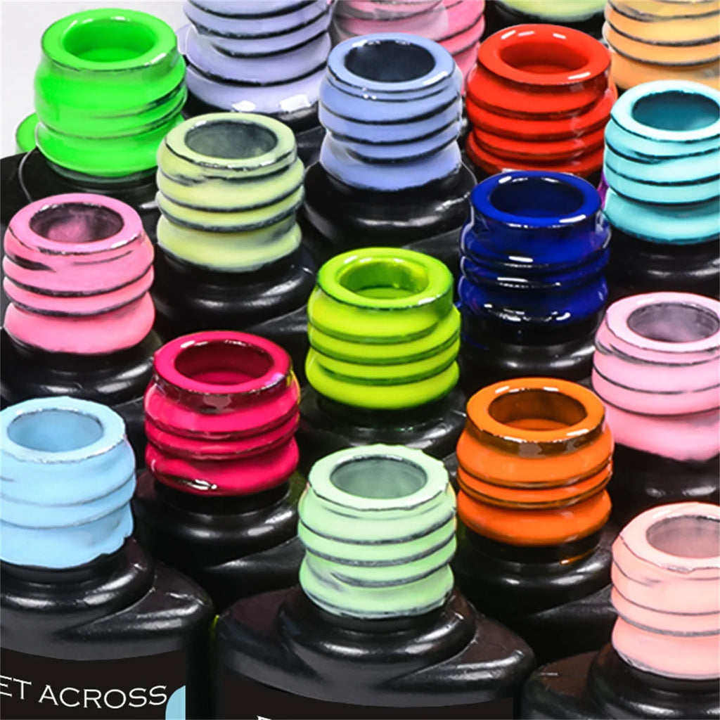 6pcs Gel Nail Polish Set HEMA TPO FREE Semi Permanent Soak Off UV Gel Varnish Nail Art Decoration Summer Nails DIY Nail Supplies