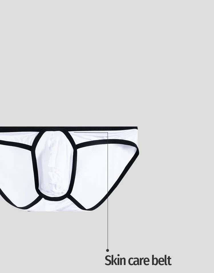 Men Modal 3D Pouch Briefs Athletic Sports Male Breathable Skin-friendly Soft Underwear High Stretch Underpants for Daily Wear