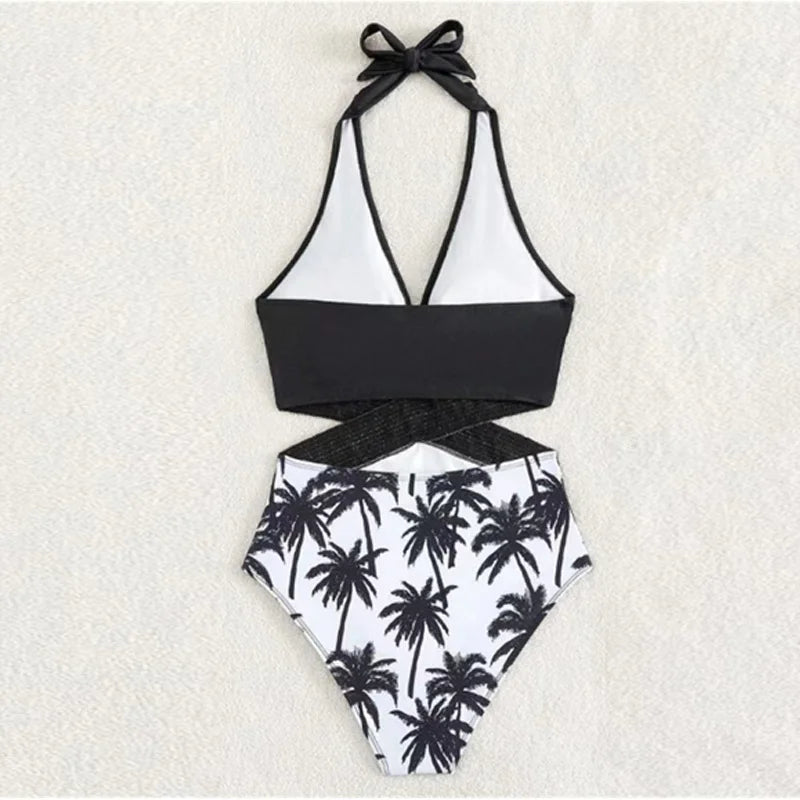Summer Bikini Mother Daughter Father Son Swimsuit Parent-Child Family Swimming Costume Family Matching Beach Sunny Swimwear