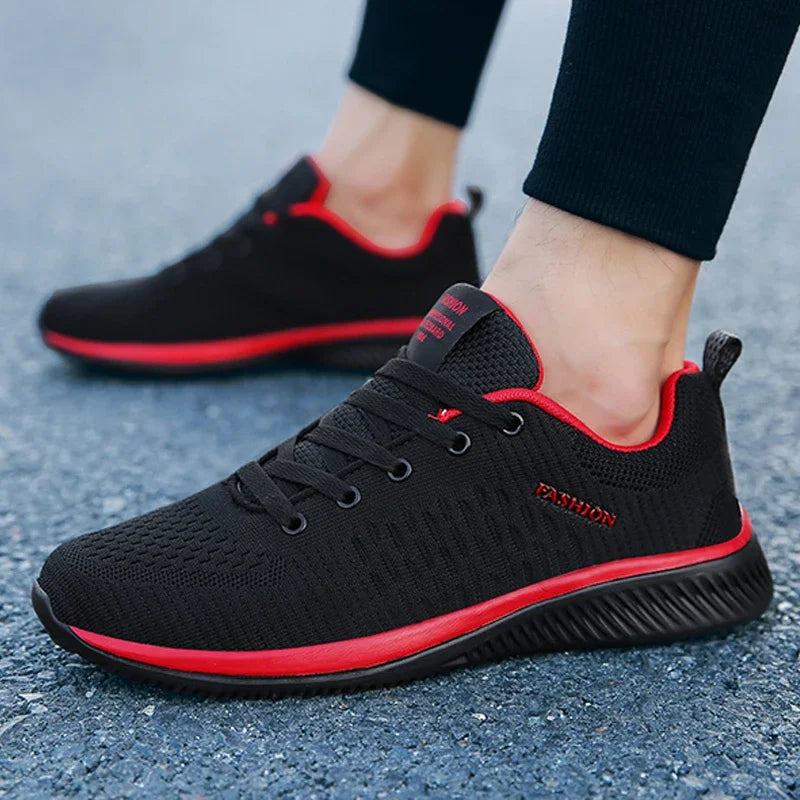 Men's and Women's Walking Knitted Shoes, Fashionable, Breathable, Sports, Fitness, Lightweight Sports Shoes, Casual Shoes, 2025