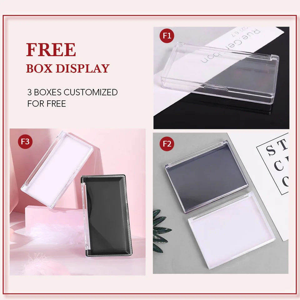 NEW Brown 4D W-Shaped Eyelashes Extension Premium Premade Volume Fan Eyelash Bloom Automatic Flowering Clover Makeup Fake Lashes